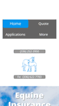 Mobile Screenshot of equineinsurancecenter.com